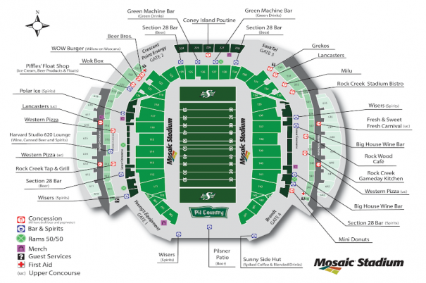 Mosaic Stadium food vendors prepare for Eagles concert | 980 CJME